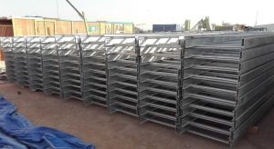 Cable Tray Ladder Perforated Mesh hot dip galvanized GI Powder Coated