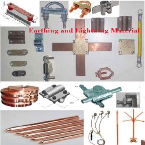 Caution Tape, Unistrut channel and cable mesh, cable tags, underground route markers, cable termination, cable glands, cable Lugs, cable identification, conduit pipe, conduit end bush and panels, DBs, cable clamps, conduit clamps, cable clamps, earth rod, earth plate, copper, earth pit, threading rod, cable drum jack, rollers, overhead line tower, solar poles