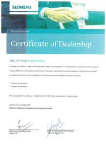 Siemens authorized dealer in pakistan