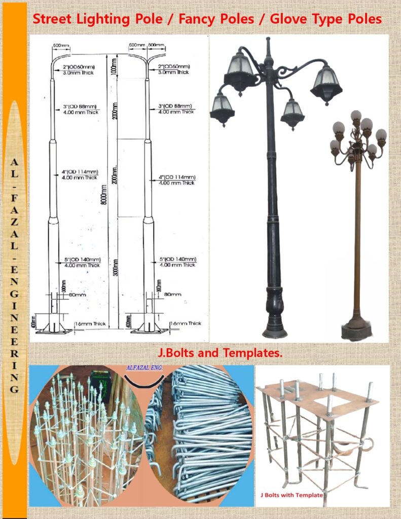 Al-Fazal Engineering (PVT) Fancy Poles and J Bolts