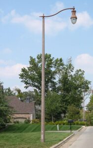 street lighting poles