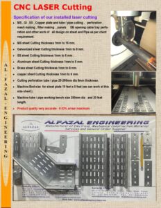 CNC Laser Cutting