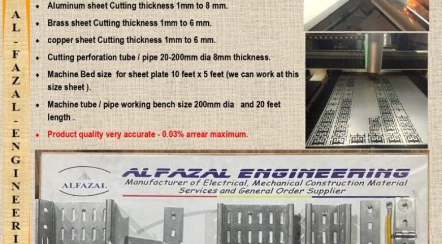 Unlock Precision and Efficiency with Alfazal Engineering’s CNC Laser Cutting Service