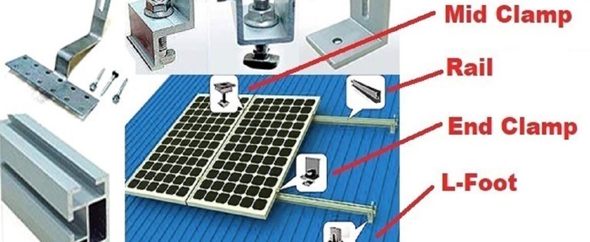 Mid Clamp and End Clamp Manufacturer for Solar Panels Just at Alfazal Engineering