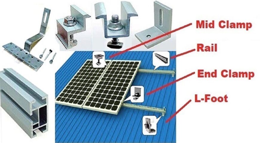 Mid Clamp and End Clamp Manufacturer for Solar Panels Just at Alfazal Engineering